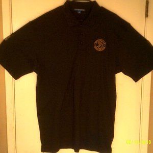 PORT AUTHORITY "Watsonville Flying & Airshow Polo" MEN'S BLACK SHIRT XL